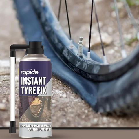Bicycle Instant Tyre Fix Spray Bike Tyre Fix Seals & Inflates - Fast Puncture Repair 200ml