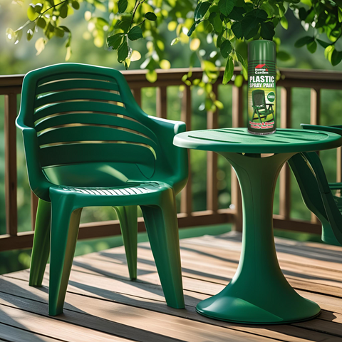 Plastic Spray Paint Green For DIY Restores & Renews Surface 300ml