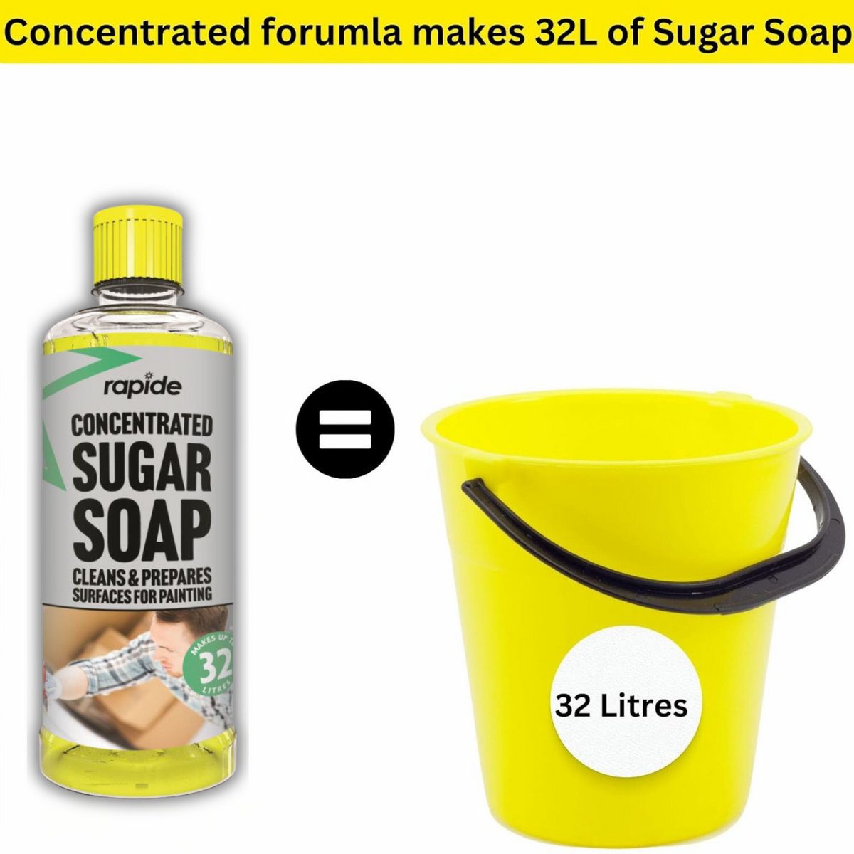 Concentrated Sugar Soap Cleaner 800ml | Surface Prep for Painting product image