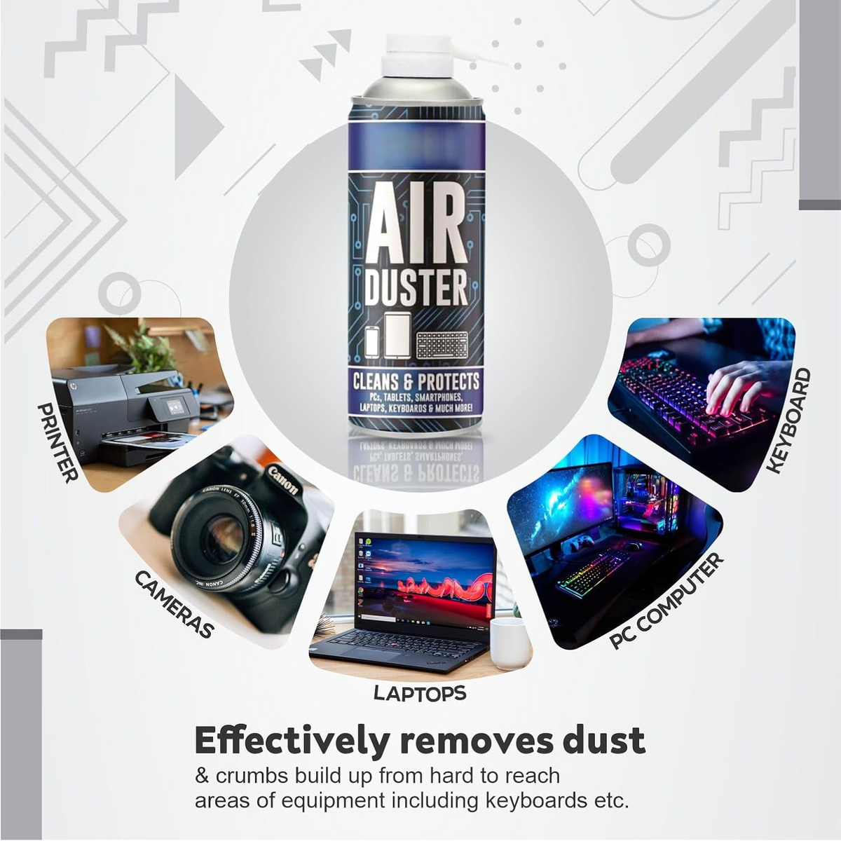 Air Duster Spray 200ml | Compressed Cleaner for Electronics product image