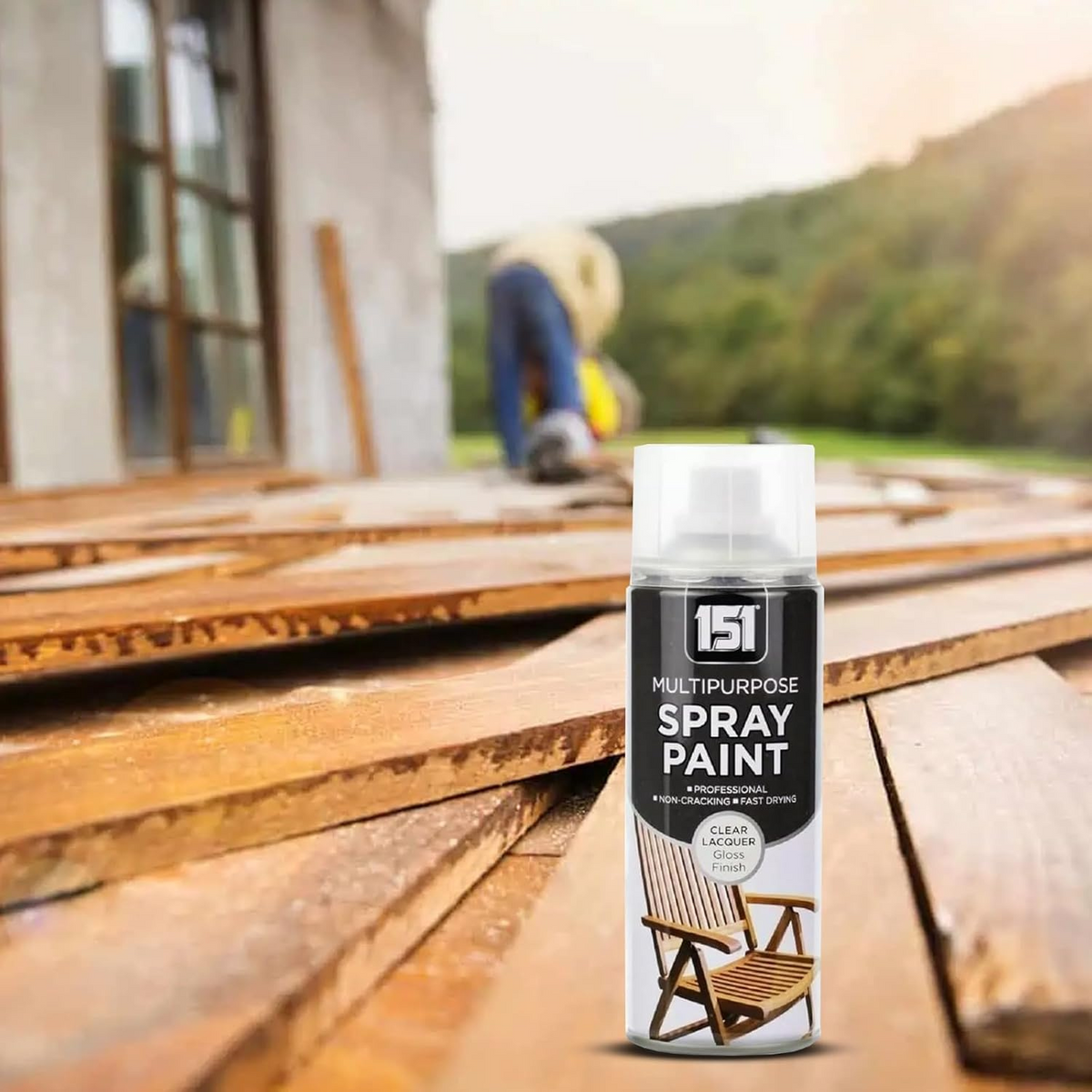 Clear Gloss Lacquer Spray 400ml | Protective Top Coat product image