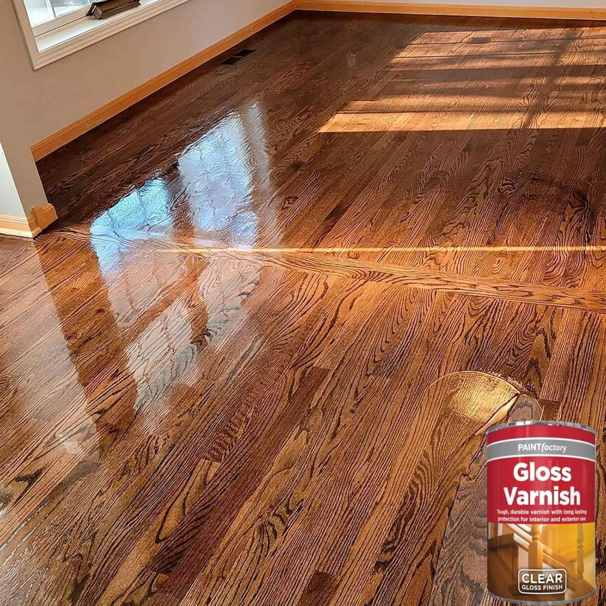 Clear Gloss Varnish 300ml Tin | Protective Wood Finish product image