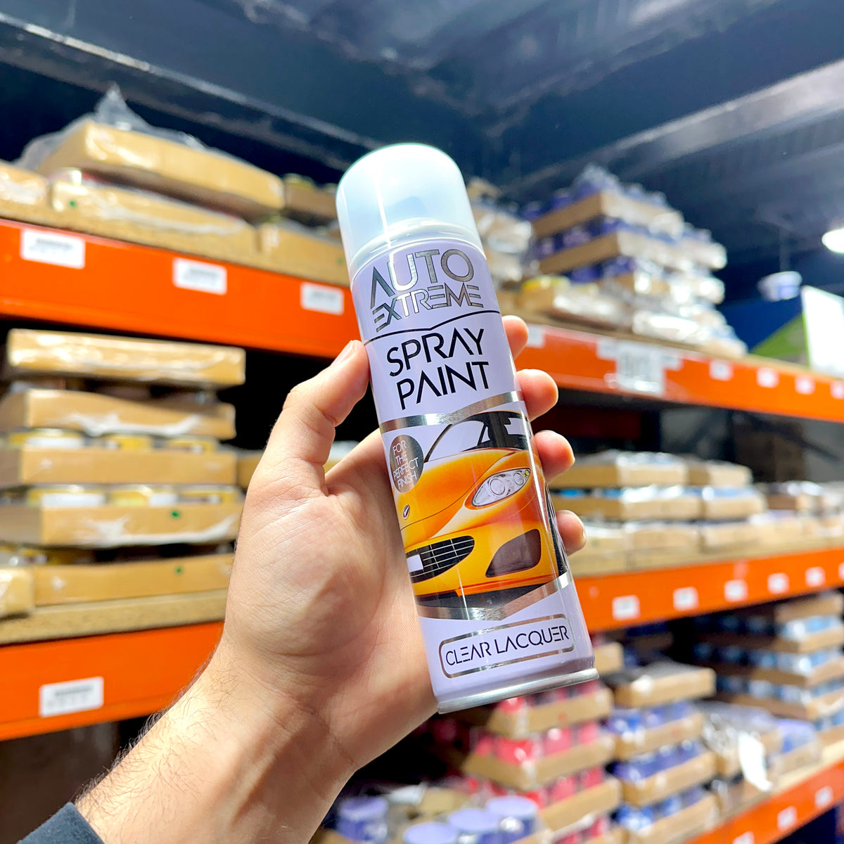 All Purpose Spray Paint Aerosol Auto Car Van Bike Matt Gloss Metal Plastic 250ML Colour: Clear Lacquer / Pack Size: 1 Pack