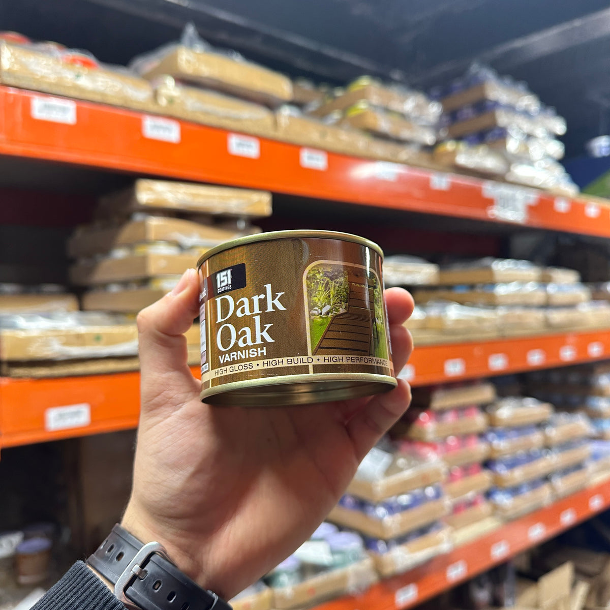 Dark Oak Varnish 180ml Tin | Wood Stain & Protective Finish product image