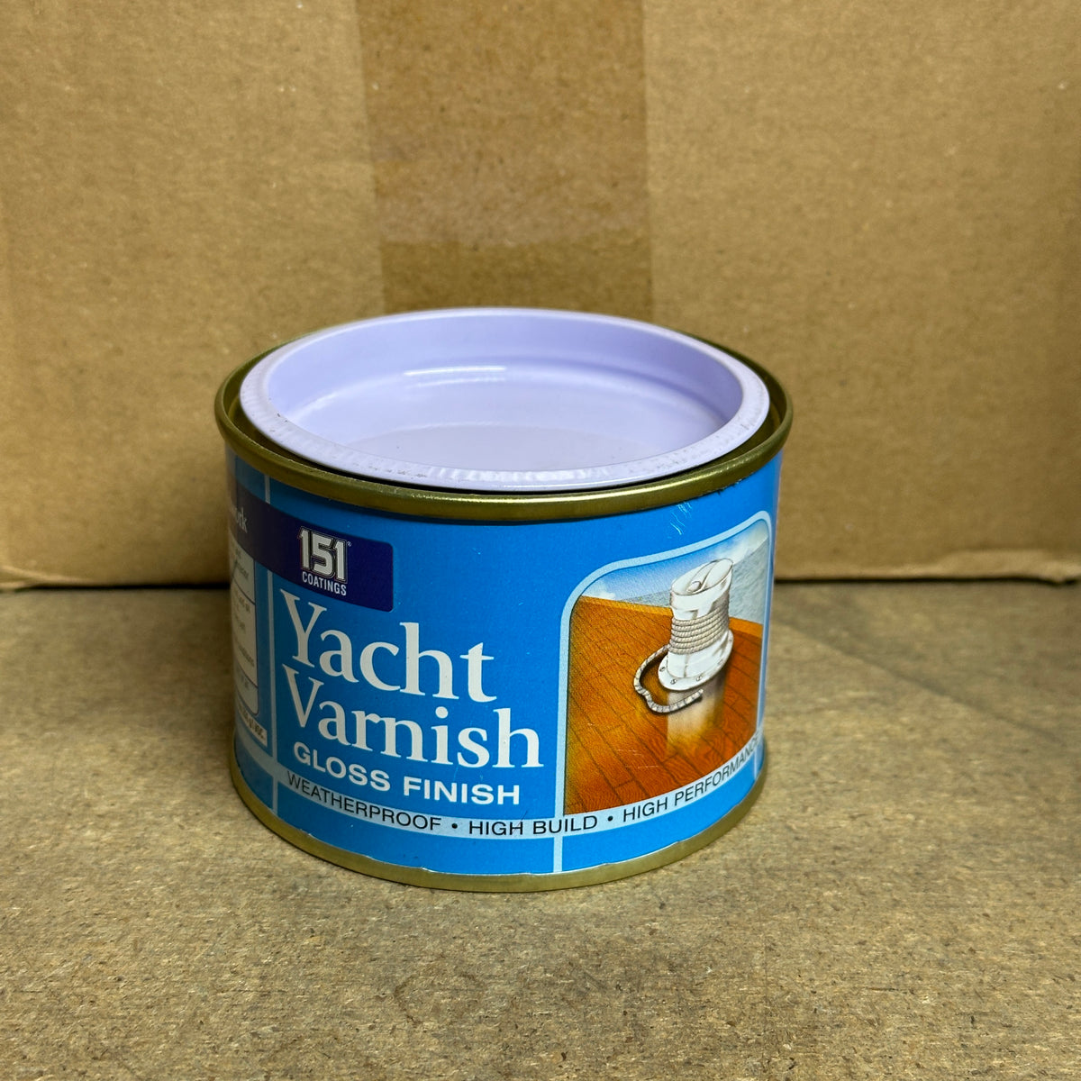 Clear Yacht Varnish 180ml Tin | Gloss Weatherproof Wood Finish product image