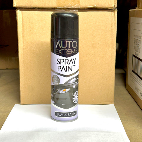 1910 - AX SPRAY PAINT SATIN BLACK 250ML