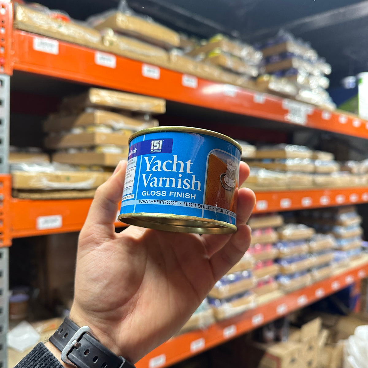 Clear Yacht Varnish 180ml Tin | Gloss Weatherproof Wood Finish product image