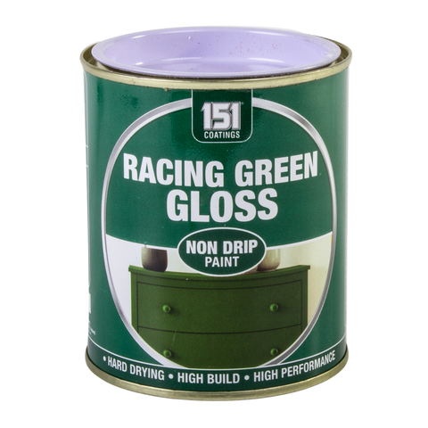 Racing Green Gloss Non-Drip Paint Interior Exterior Use 300ml Tin - Hard Drying, High Performance