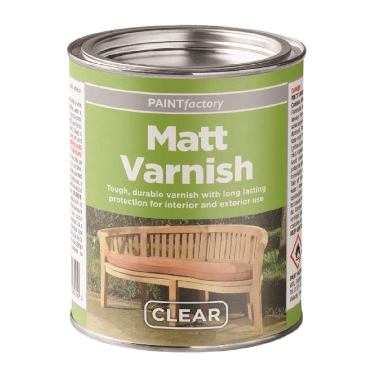 Clear Matt Varnish 300ml Tin | Protective Wood Finish product image
