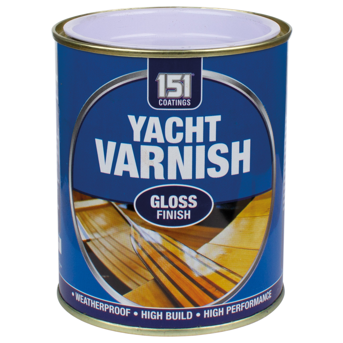 Clear Yacht Varnish 300ml Tin | Gloss Weatherproof Wood Finish product image