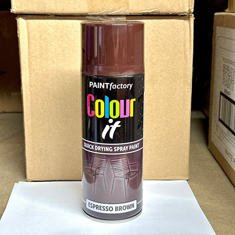 Espresso Brown Spray Paint 400ml | Multi-Surface Aerosol