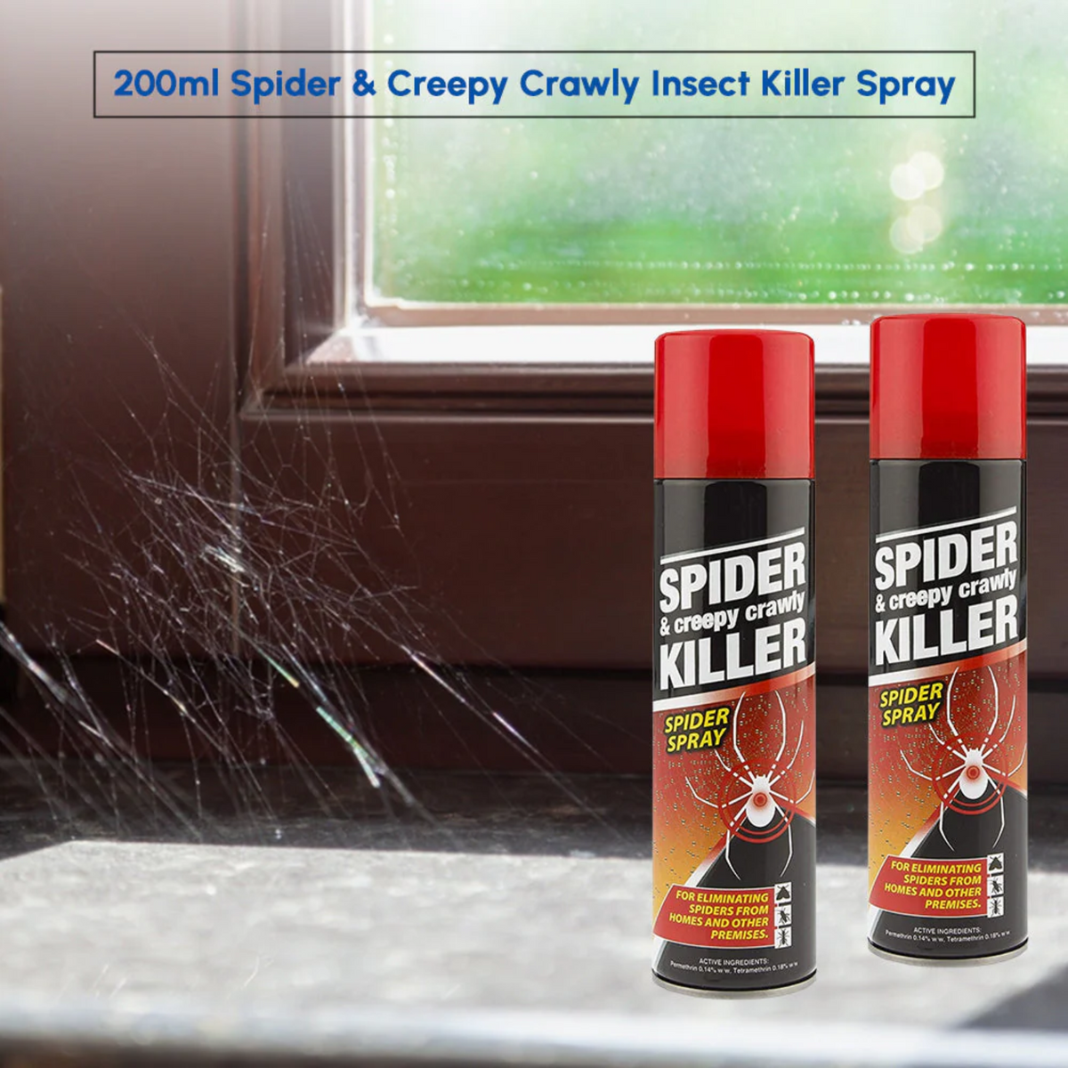 PestShield Spider & Creepy Crawly Killer Spray 200ml product image