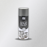 Silver Metallic Spray Paint Multi Purpose Professional Fast Drying 400ml