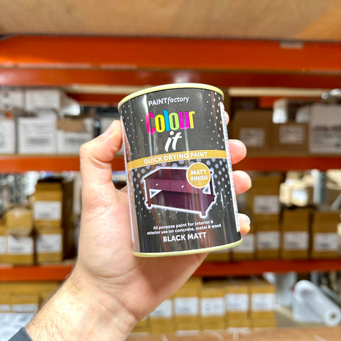 Black Matt Paint 300ml Tin | Interior & Exterior product image