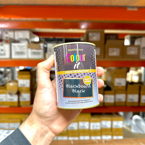 Blackboard Black Matt Paint 300ml Tin | Interior & Exterior product image
