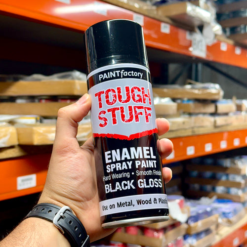 Black Gloss Spray Paint 400ml | Multi-Surface Aerosol product image