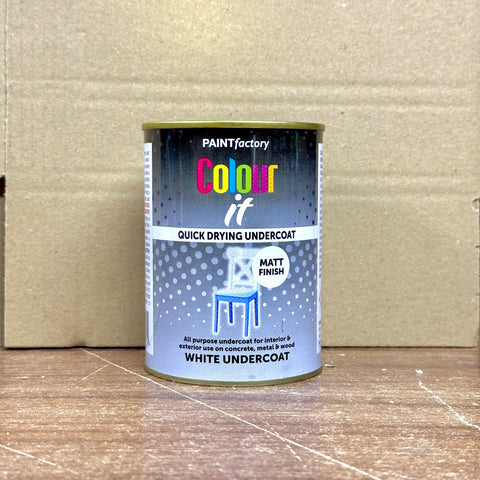 White Matt Undercoat Paint 300ml Tin | Interior & Exterior product image