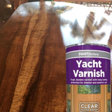 Paint Factory Yacht Varnish Tin Clear Gloss Tough Durabel Indoor Outdoor 300ml