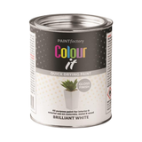 White Gloss Paint Interior Exterior Use 300ml Tin - Quick Dry, All Purpose Use for Concrete, Metal & Wood