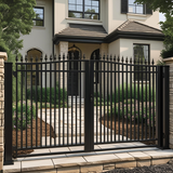 Black Iron Gate Gloss Finish Paint Quick-Drying Formula Exterior Use 300ml Tin - Durable And Long-Lasting Protection