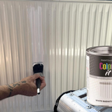 White Radiator Gloss Paint Quick-Drying Formula Interior Exterior Use 300ml Tin - Easy to Apply, Long-Lasting Protection