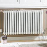 White Radiator Gloss Paint Quick-Drying Formula Interior Exterior Use 300ml Tin - Easy to Apply, Long-Lasting Protection