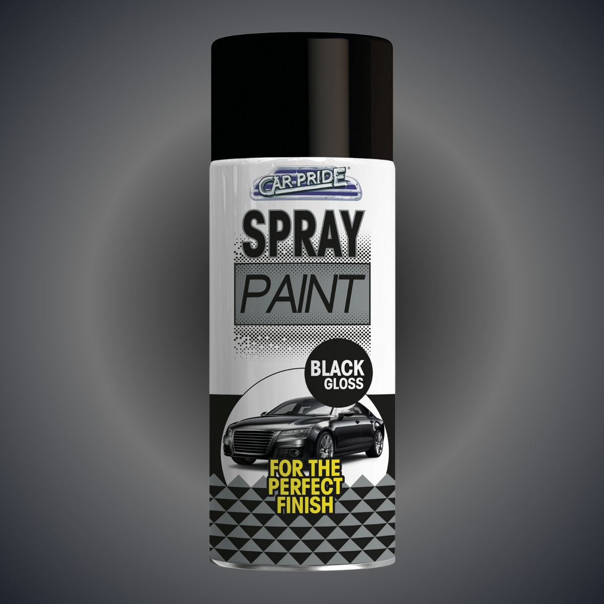 Car Pride Black Gloss Car Spray Paint 400ml | Auto Aerosol product image