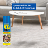 Household Flea Spray For Carpets, Pet Beds, Home Furniture 200ml