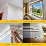 Decorators Caulk White Flexible Painters Fill Gap Ready To Use Filler Sealant Tube 250g