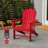 Red Spray Paint Gloss Finish 400ml MultiPurpose Professional Use for Metal, Wood, DIY - Fast Drying