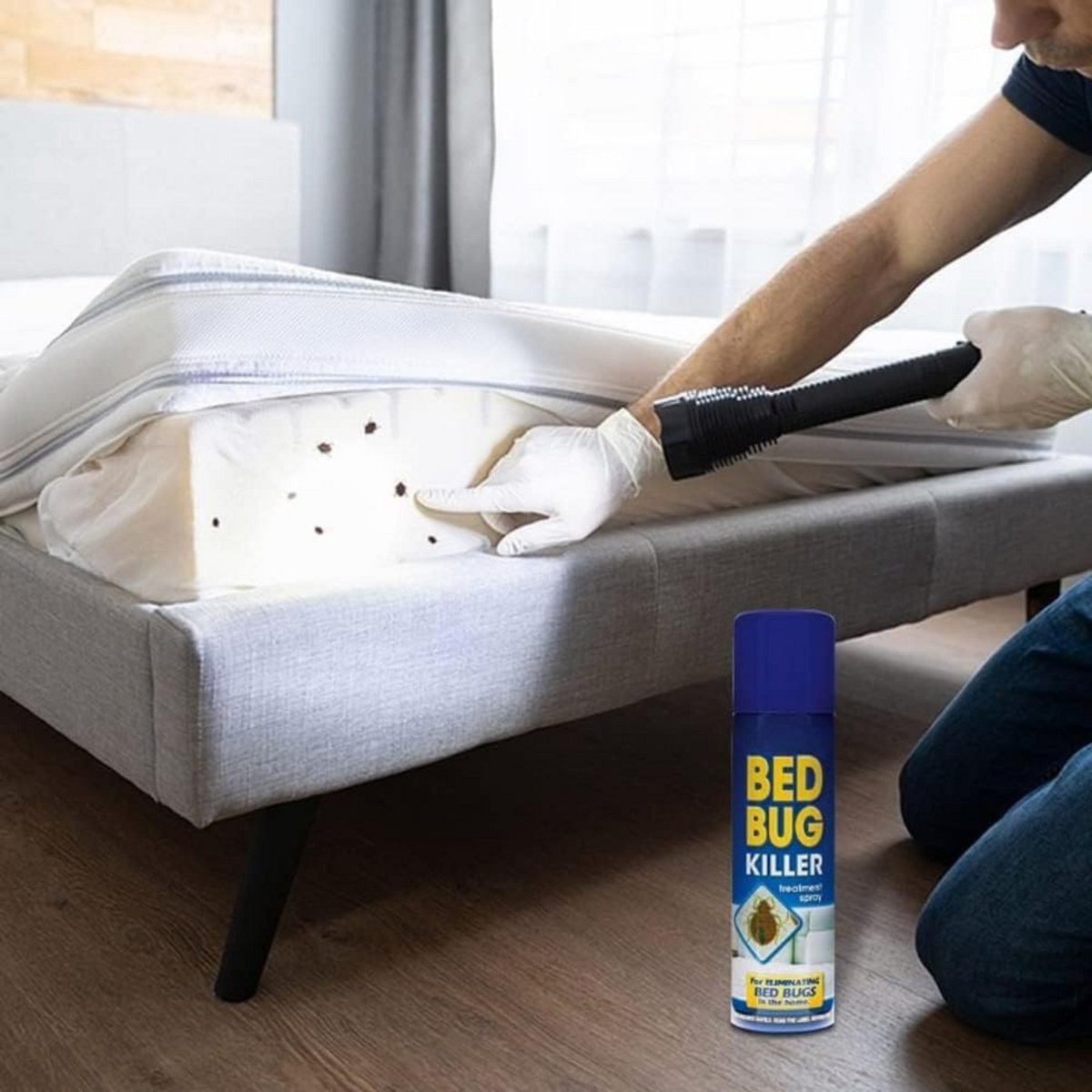 PestShield Bed Bug Killer Spray 200ml | Mattress & Carpet Treatment product image