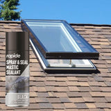 Spray & Seal Black Mastic Sealant 400ml Leak Fix Stop Sealant Instant For Waterproof Gutter, Roof, Pipe, Windows