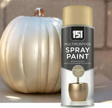 Metallic Champagne Gold Spray Paint for Wood Metal Plastic 400ml - Multipurpose