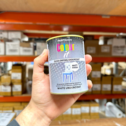 White Matt Undercoat Paint 300ml Tin | Interior & Exterior product image