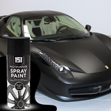 Black Spray Paint Matt Finish 400ml - MultiPurpose Fast Drying