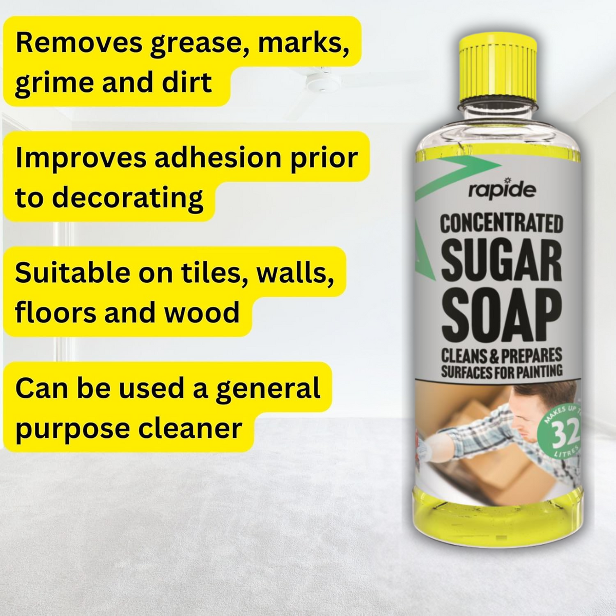 Concentrated Sugar Soap Cleaner 800ml | Surface Prep for Painting product image