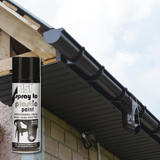 Plastic Spray Paint Black Gloss Finish 400ml for Garden, Furniture & Pipe Work