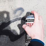 Tough Stuff Enamel Spray Paint Black Matt 400ml for Wood, Metal & Plastic - Interior Exterior Use