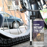 Bicycle Instant Tyre Fix Spray Bike Tyre Fix Seals & Inflates - Fast Puncture Repair 200ml