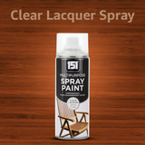 Clear Lacquer Spray Paint Gloss Finish 400ml - MultiPurpose Fast Drying