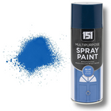 Blue Spray Paint Gloss Finish 400ml MultiPurpose Professional Use for Metal, Wood, DIY - Fast Drying