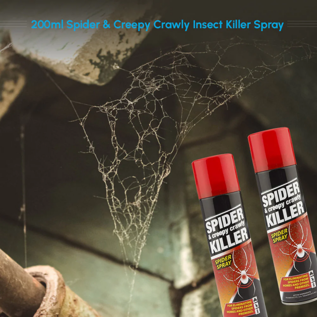 PestShield Spider & Creepy Crawly Killer Spray 200ml product image