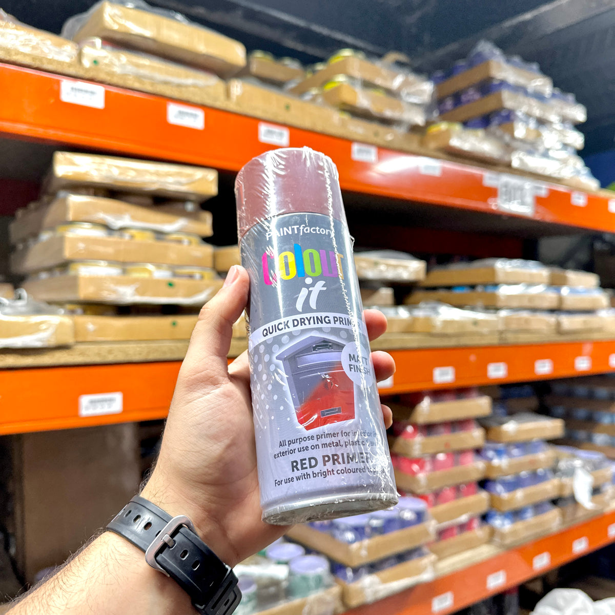 Red Primer Spray Paint 400ml | Multi-Surface Base Coat product image
