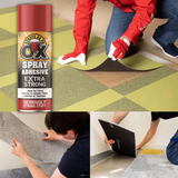 Adhesive Spray For Card Paper Carpet Leather Vinyl Heavy Duty