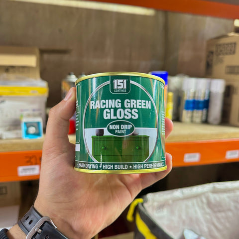 Racing Green Gloss Non-Drip Paint Interior Exterior Use 300ml Tin - Hard Drying, High Performance