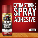 Adhesive Spray For Card Paper Carpet Leather Vinyl Heavy Duty