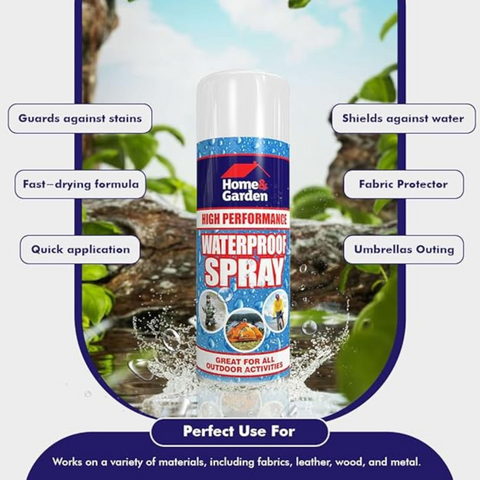 Waterproof Spray For Outdoor Tent Shoes Fabric, Jackets, Coats, Clothes, Walking Boots, Trainers, Fabric Protector Waterproofing & Cleaning
