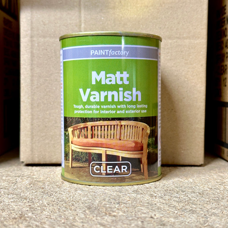 Clear Matt Varnish 300ml Tin | Protective Wood Finish
