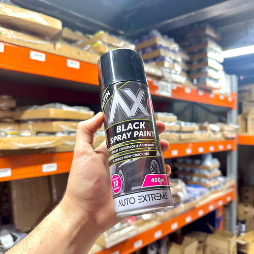 Auto Extreme Black Satin Car Spray Paint 400ml | Auto Aerosol product image