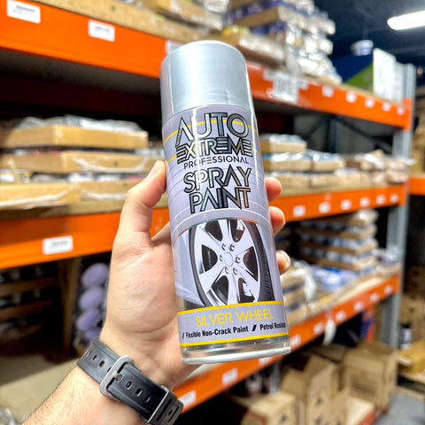 Auto Extreme Silver Wheel Gloss Spray Paint 400ml | Car Aerosol product image